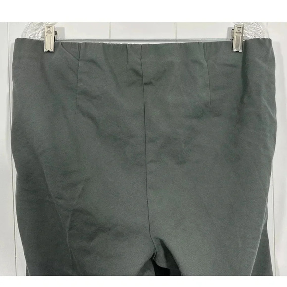 J. Jill Essential Cotton Stretch Green Pants Size 15 Petite - Picture 6 of 9
